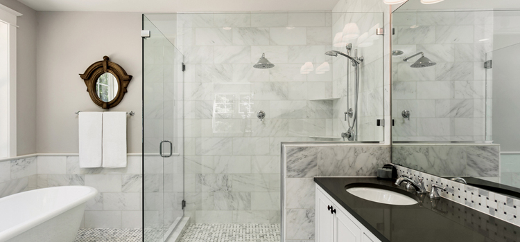 bathroom shower door installation in Laguna Niguel